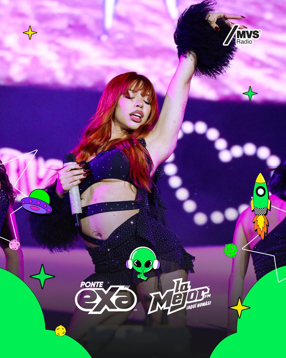 ExaFM's tweet photo. 🔥 ¡La Bratz Jarocha en el escenario y el público vuelto loco! 💅
@yerimua domina el #FestivalMultiverso Nestlé 95 años en México 💋
❓¿Quién más está perreando en este momento? https://t.co/96DE6OMBEK
