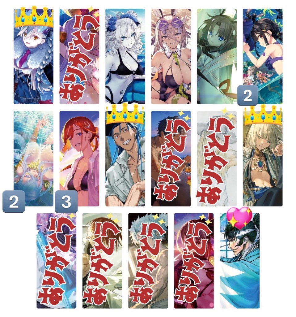 Aill_101's tweet photo. @1 
〔交換〕Fate/Grand Order Servant Art Chronicle -最終再臨展 FGO 編成画面風カード

譲┋画像１～９

求┋画像１０

郵送or本日現地付近でのお手渡し(昼過ぎまで)

⬇️続 https://t.co/maqNjTQsZE