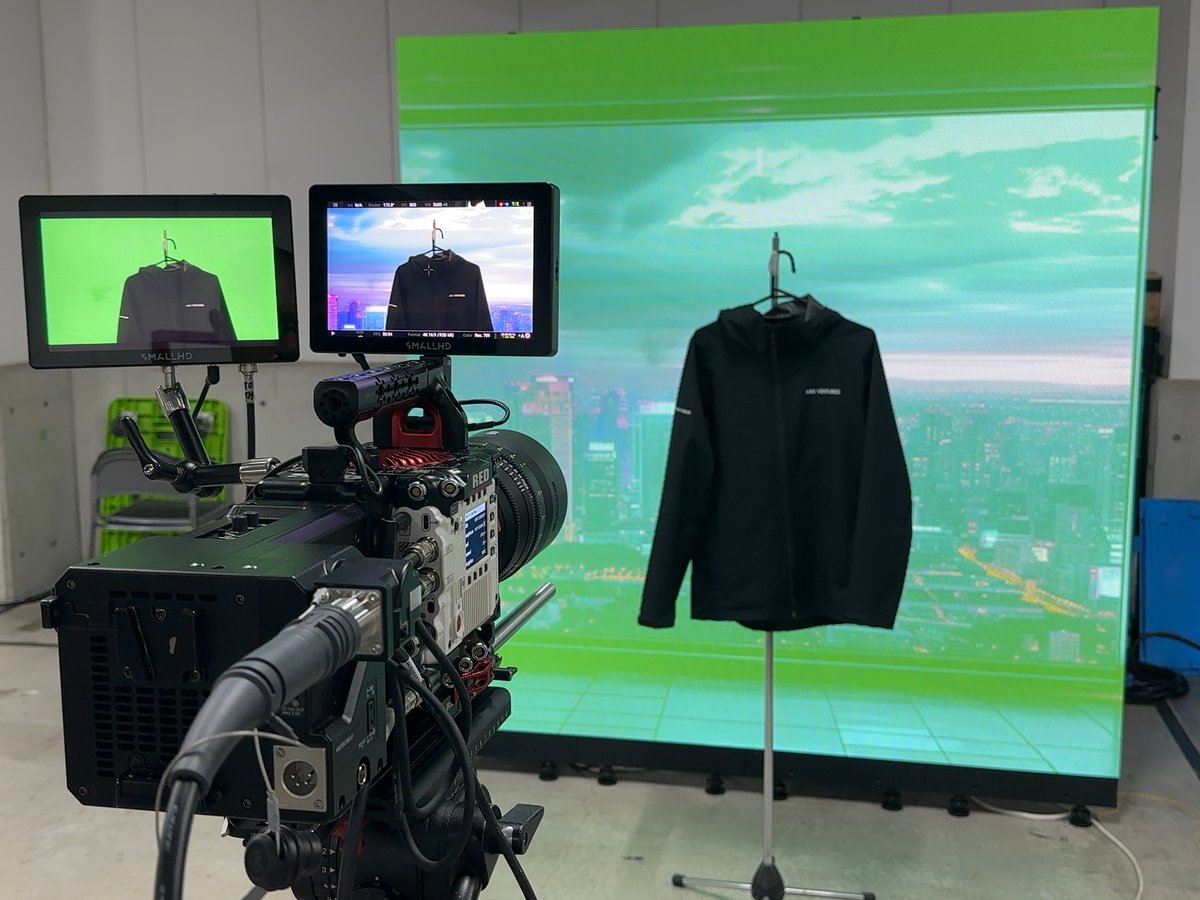 arkventures_inc's tweet image. 株式会社RAID様(@RAID_jp)よりV-RAPTORをお借りし、MEGAPIXEL HELIOSとROE LEDディスプレイを使用してPhantom Frameのテストを行いました。

同一アングルでCGとChromaや別CG などの同時撮影が可能です。
Inter BEE 2025でもこちらを実演予定です📹
#R3D  #Megapixel #ROEVisual #GhostFrame