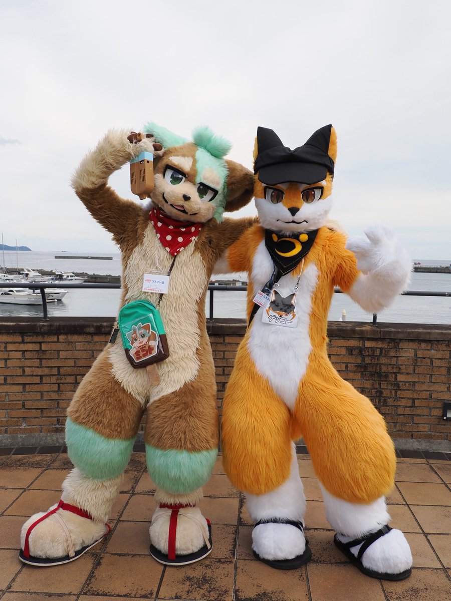 HalGecko's tweet photo. ミントくんといっしょに🌱

 #FursuitFriday https://t.co/7zwUPuoDwq