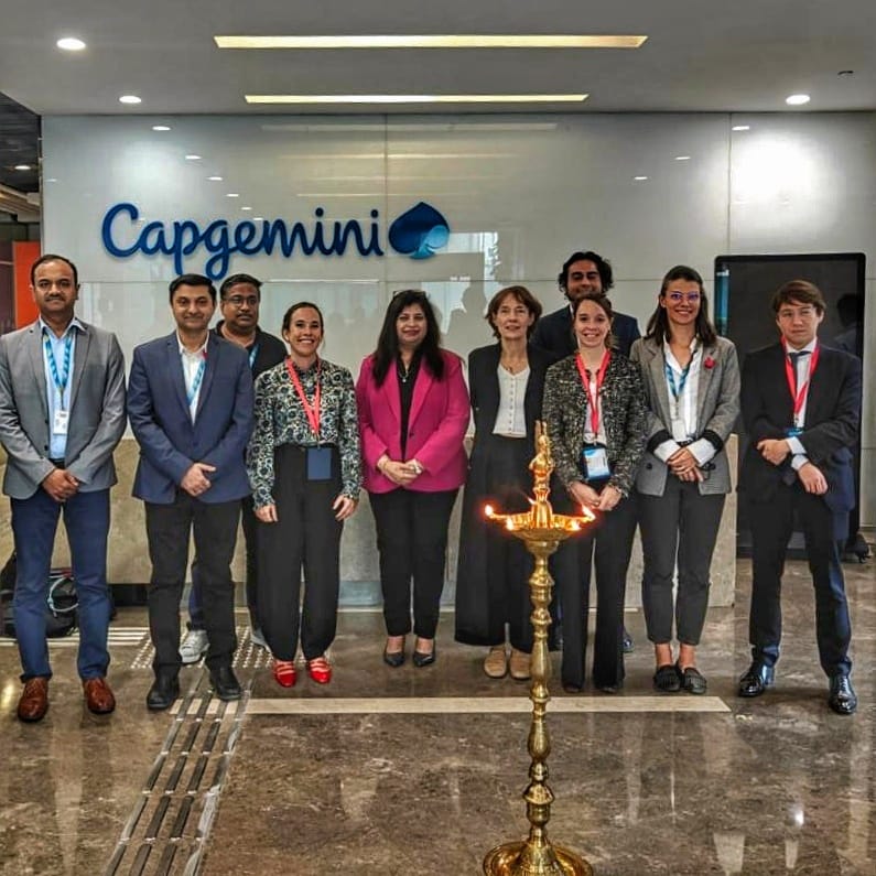 FranceinIndia's tweet image. Visiting @CapgeminiIndia Gurugram, France&apos;s Special Envoy for AI @AnneBouverot, discussed AI and cloud strategy, Centers of Excellence, and France-India collaboration on responsible and efficient AI.

In view of #AIImpactSummit 2026, France is engaging with diverse stakeholders.