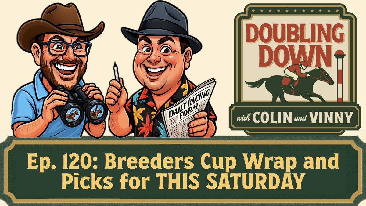 Check out the latest episode of DOUBLING DOWN as <a href="/PicksByDynasty/">(Vinny) Real Dynasty Picks</a> and I begin the stretch to try and close out the year both in the GREEN! We had to AQU for Sat. R9 and 10! 

youtu.be/FlfhQaZ5oqA