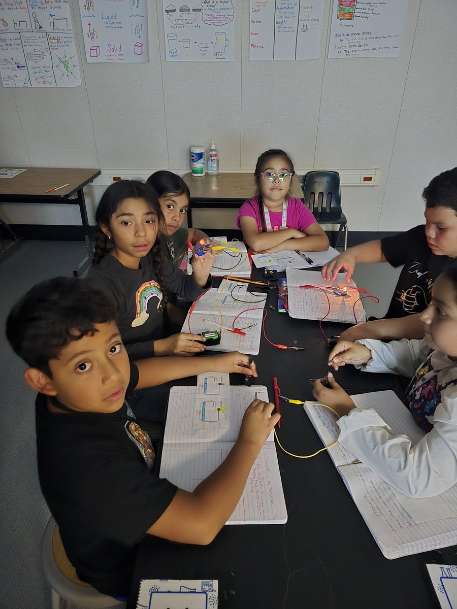 In Ms. Moran's class students are exploring electricity by learning how open and closed circuits work! They’re also discovering the difference between series and parallel circuits through fun, hands-on experiments that light up their curiosity. ⚡💡
<a href="/AFE_4thgrade/">Fabulous 4th Grade Stars</a>
<a href="/AFE_Stars/">Arizona Fleming ES</a>