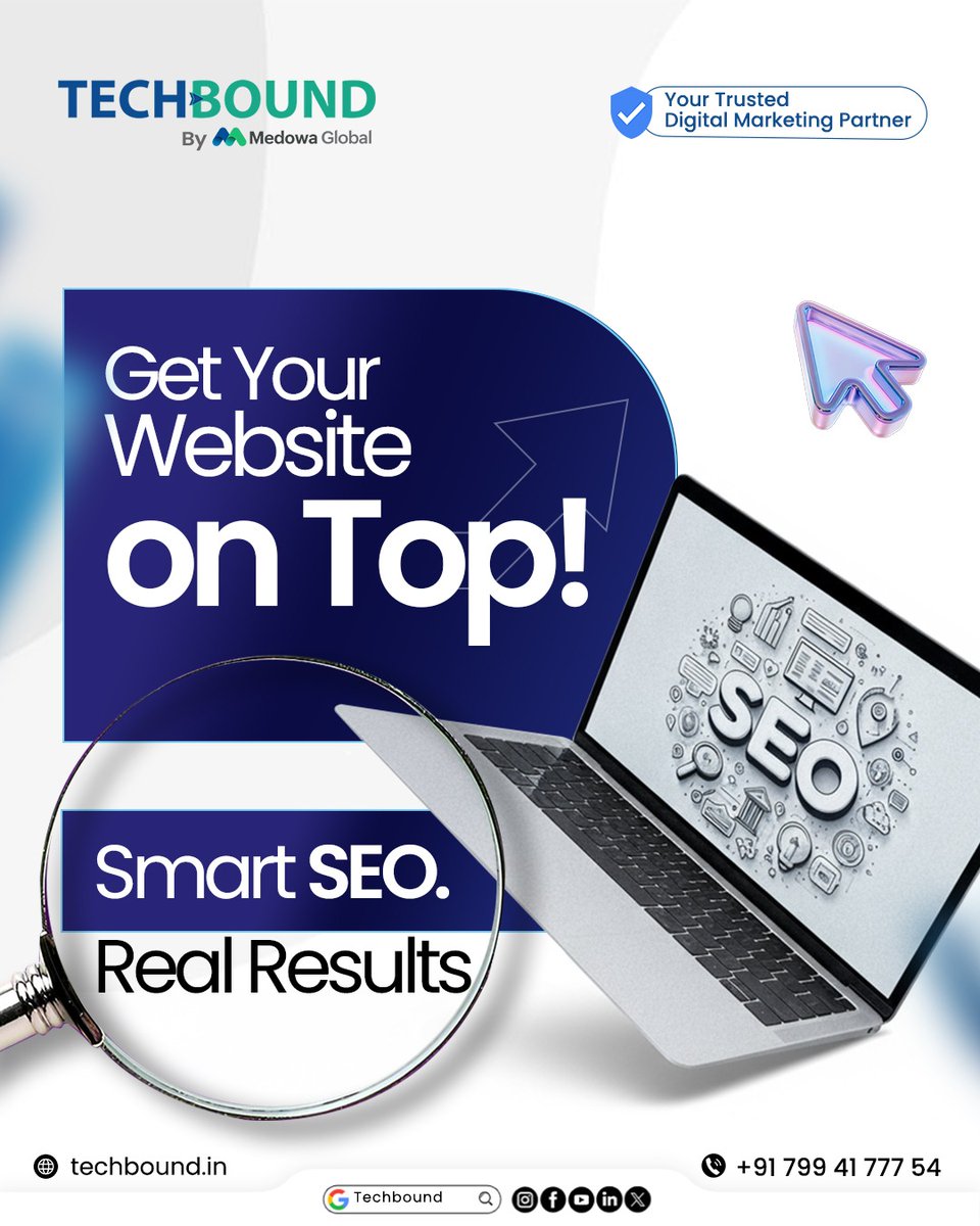 TechBoundDgtl's tweet image. Stop guessing with your marketing budget! ✋ Techbound offers Smart SEO strategies that cut through the noise and deliver Real Results. If your goal is to get on top of Google searches, let&apos;s talk.
Reach us: techbound.in +91 7994177754

#DigitalMarketing #kerala