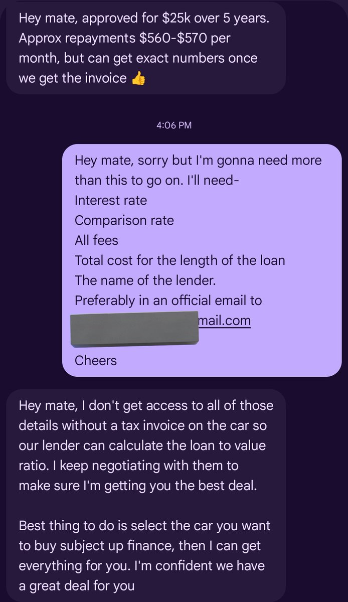 Tell me when it feels dodgy