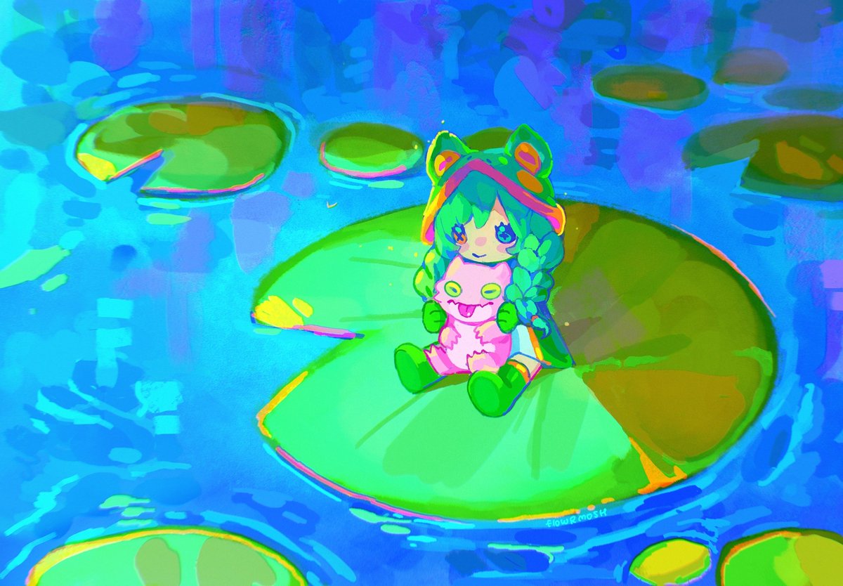 just a little frog in my little froggy world