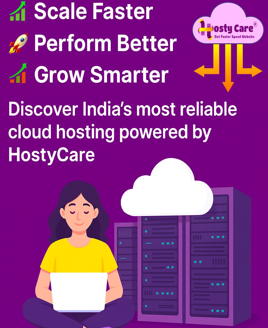 hostycare's tweet image. Scale faster, perform better, and grow smarter with the most reliable cloud hosting in India ☁️⚡

Visit : hostycare.com
Call : +91-8400888959

#HostyCare #CloudHostingIndia #FastWebHosting #ReliableHosting #SecureServer #ScaleYourBusiness #WebsiteManagement