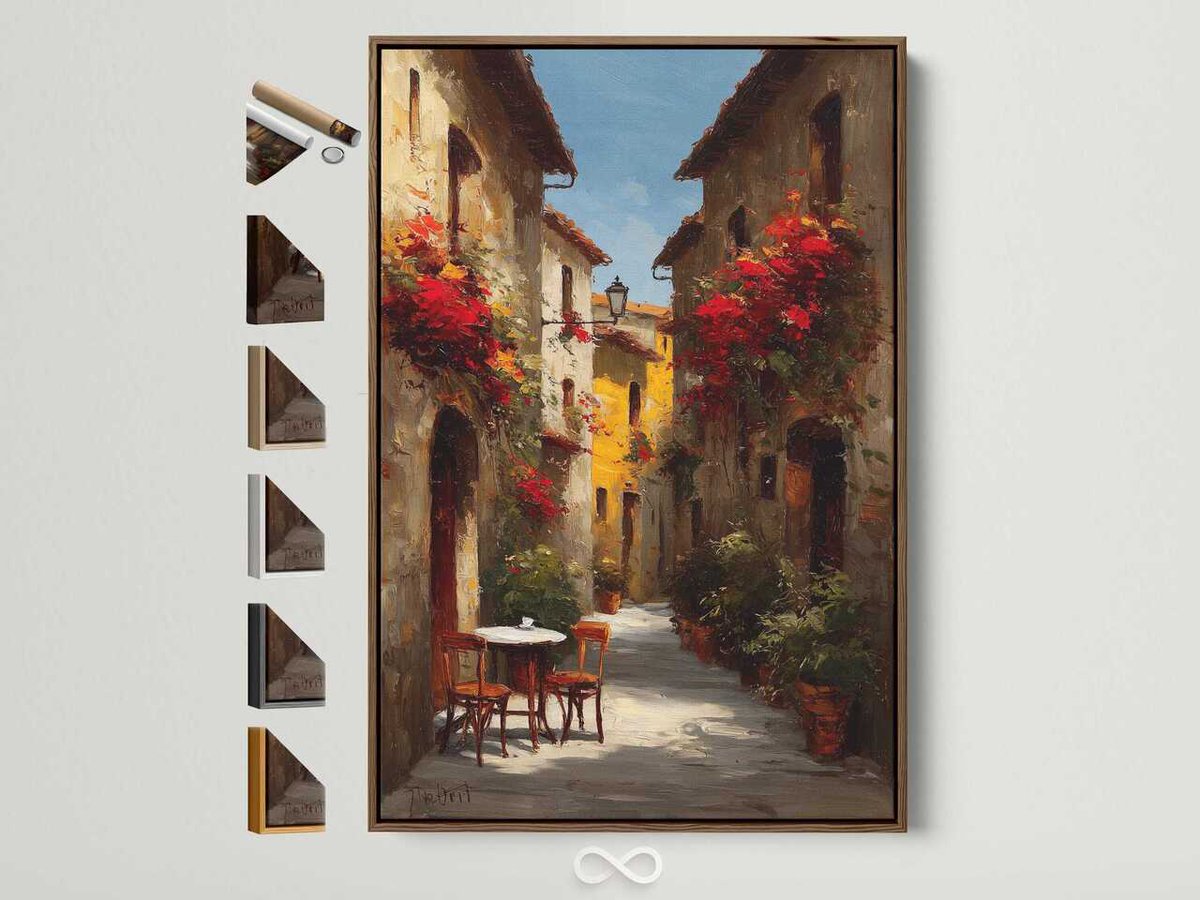 Artoholicas's tweet image. Italian Village Canvas Art - Sunlit Alley Scene, Red Flowers, Rustic Wall Decor, Tuscan Style Artwork, Cafe Wall Art, Gift for Travel Lover from $39.99
#ItalianVillageArt, #RusticWallDecor, #TuscanStyle, #CafeWallArt, #TravelLoverGift, #FloralArtwork, #H… etsy.com/listing/435801…