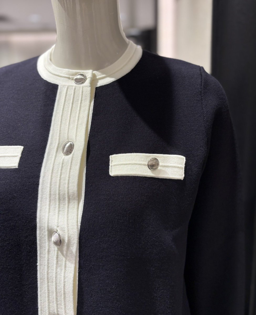 トップス DVF M-PREMIER クルーネックニットカーディガン: M-PREMIER公式通販｜m-i-d e