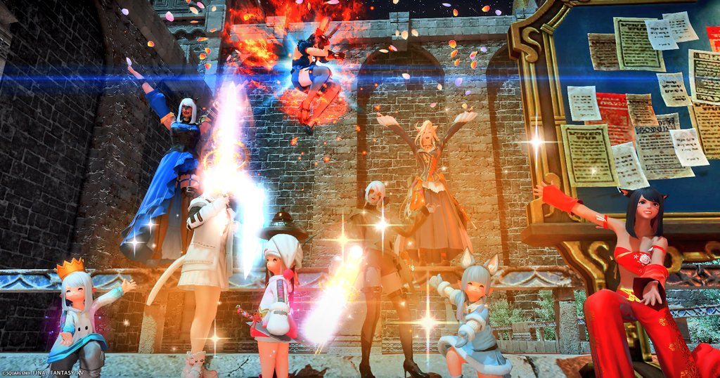 昨日クリアしたばかりの時はふわふわしてて、ほんとにクリアしたんだっけ…？
ってなってたけど、その後皆で武器の写真撮ってから、
最後FCに行ったときに皆がおかえり！って言って出迎えて武器を見に来てくれた時にようやく、そっかクリアしたんだって思ってうるっとした…😢
次は周回頑張るぞ！！