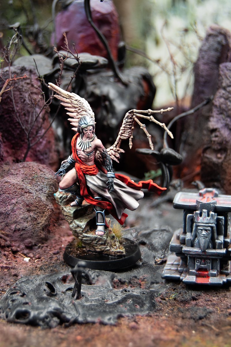 corvusbelli_'s tweet image. Samara Dìthean is a very versatile character who makes intensive use of the trace they receive.
With trace, they can enhance their ranged attack and move allies around the battlefield.
store.corvusbelli.com/en/warcrow/war…
#Scions #yaldabaoth #warcrow