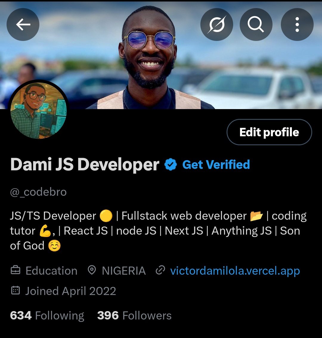 _codebro's tweet image. 4 more to make it 400 guys. Let&apos;s do this 💪. I follow back asap