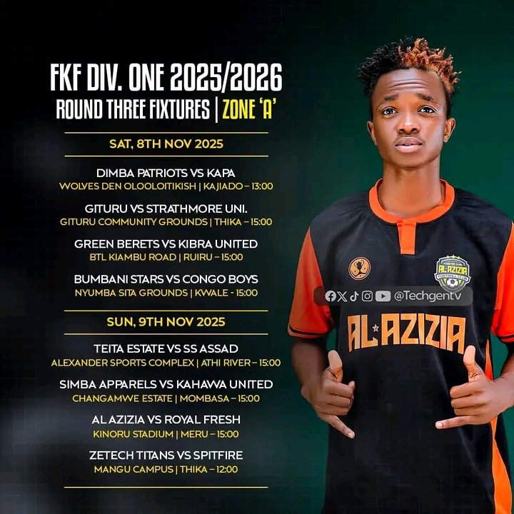 joel_karamu's tweet image. FKF Division 1 Zone A round 3 weekend fixtures.
#FootballKE 
#FKFDIV1