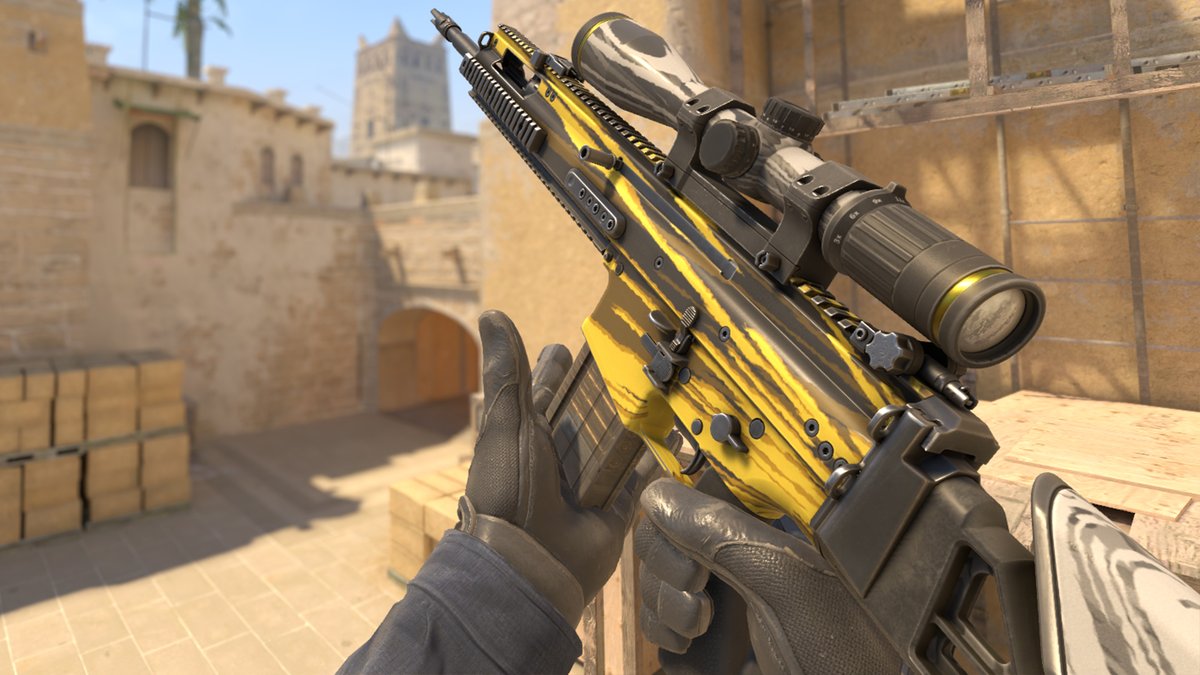 Two more version of SCAR-20 | Mudder avaliable in workshop!
Yellow: 
steamcommunity.com/sharedfiles/fi…
Red:
steamcommunity.com/sharedfiles/fi…