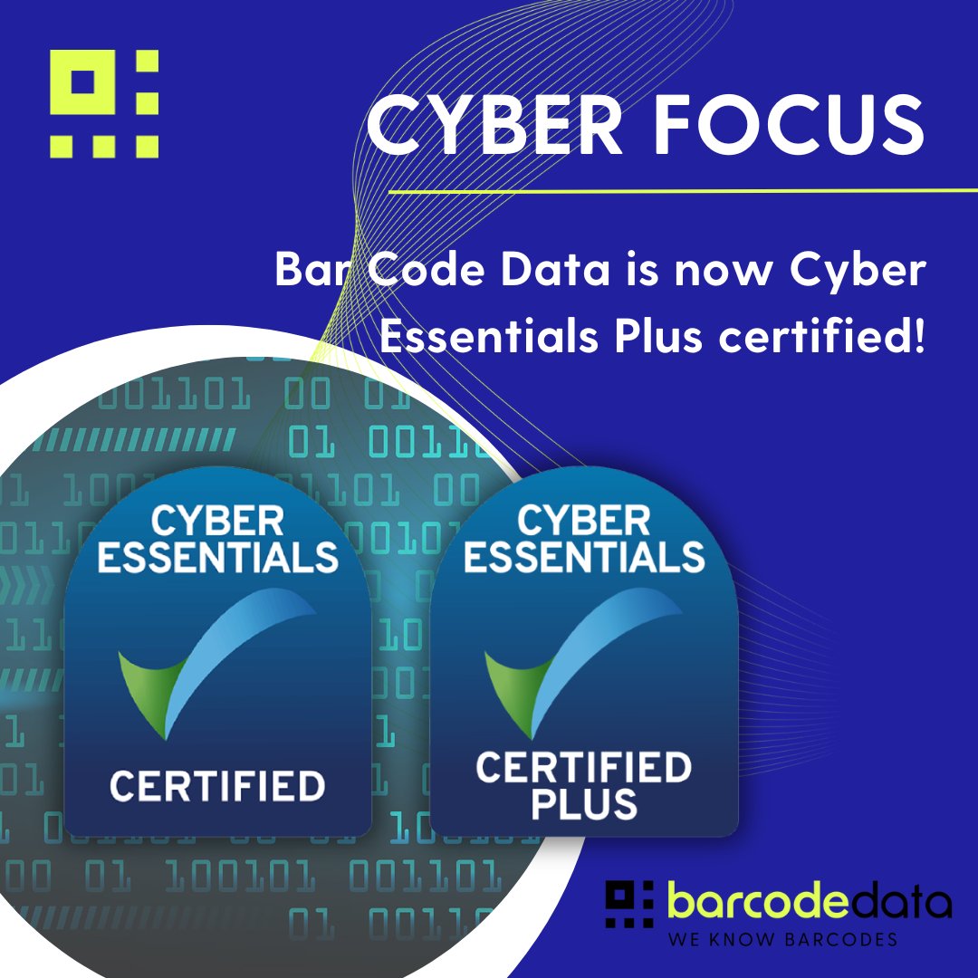 BarCodeData's tweet image. Big news – Bar Code Data Group is now Cyber Essentials Plus certified!

Cybersecurity isn’t a one-time goal – it’s part of who we are 👉 barcodedata.co.uk/blog/bar-code-…

#CyberEssentialsPlus #CyberResilience #CyberSecurityExcellence #DataSecurity #PublicSector #EnterpriseIT #BarCodeData