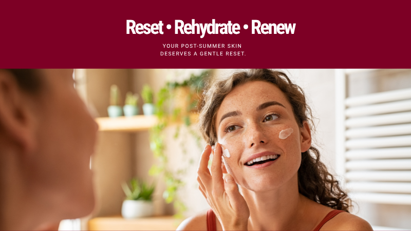 Reset your skin. Rehydrate your glow. Renew your vibe. 💧✨
Post-summer skin deserves some TLC. 

#Aestheticstoday #GlowUp #SkinCareTips