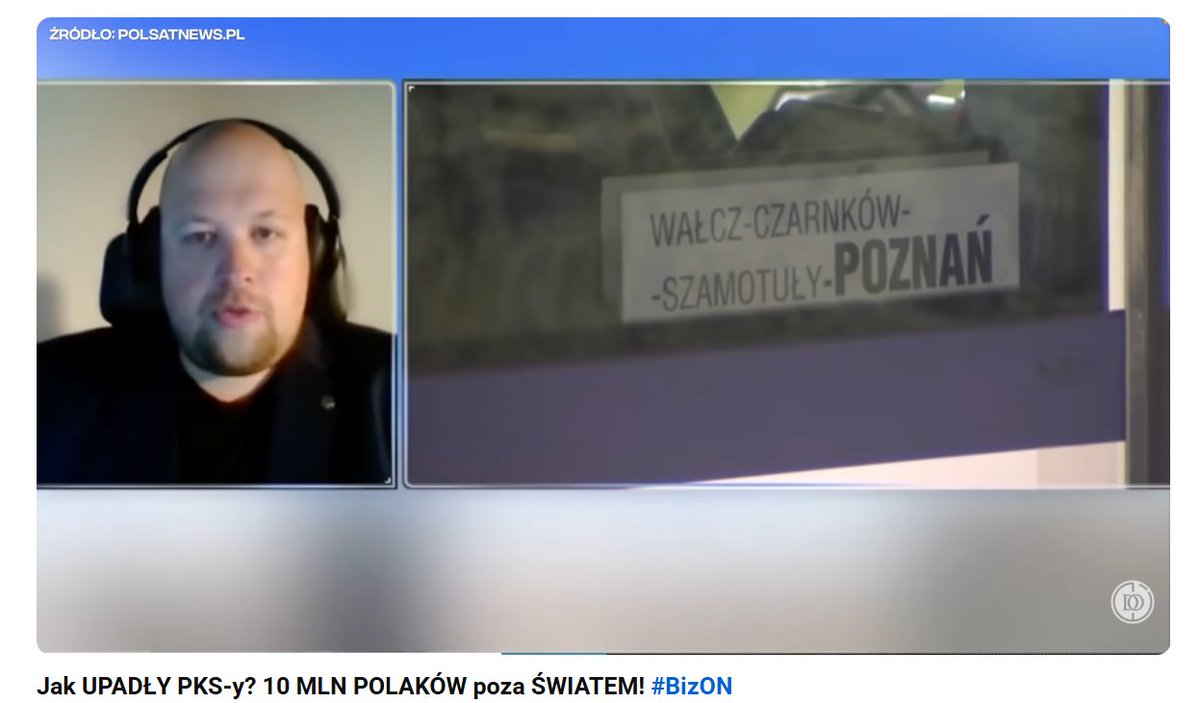 Podcast "Praktycznie o pieniądzach", materiał o wykluczeniu komunikacyjnym ze stworzoną w 2022 r. przez Pawła Rydzyńskiego, prezesa <a href="/BiuroSET/">Stowarzyszenie Ekonomiki Transportu</a> mapą wykluczenia. Mapa już lekko nieaktualna, ale temat w wielu miejscach niestety bardzo aktualny.

youtube.com/watch?v=qLGyvQ…