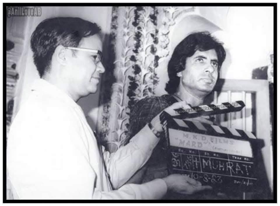 Heartiest Congratulations on the Glorious Milestone 🎉🌹💐 Celebrating #56YearsOfAmitabhBachchan 🆎💪🏻
and #40YearsOfMard (Released on 8th November 1985)
My Dear Guruji Shri <a href="/SrBachchan/">Amitabh Bachchan</a> Sirji
Heartfelt respects and admiration for your unmatched legacy that continues to inspire