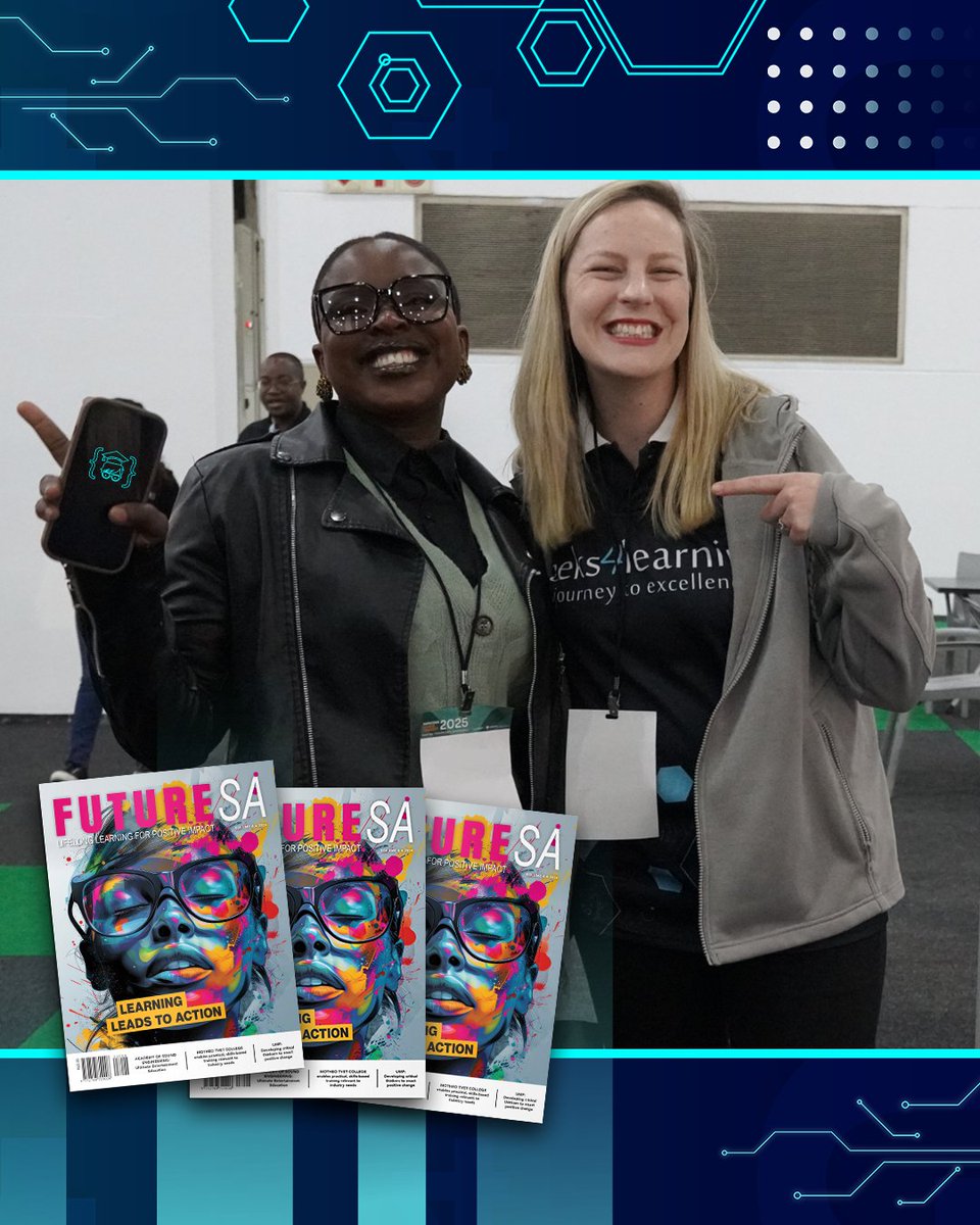 geeks4learning's tweet image. Building a future powered by skills ⚡

Geeks4Learning is training SA’s youth in in-demand IT skills—opening doors to real jobs and real change.

Read more in FutureSA 👇

🔗 Link in bio or visit:
futuresa.co.za/education/geek…