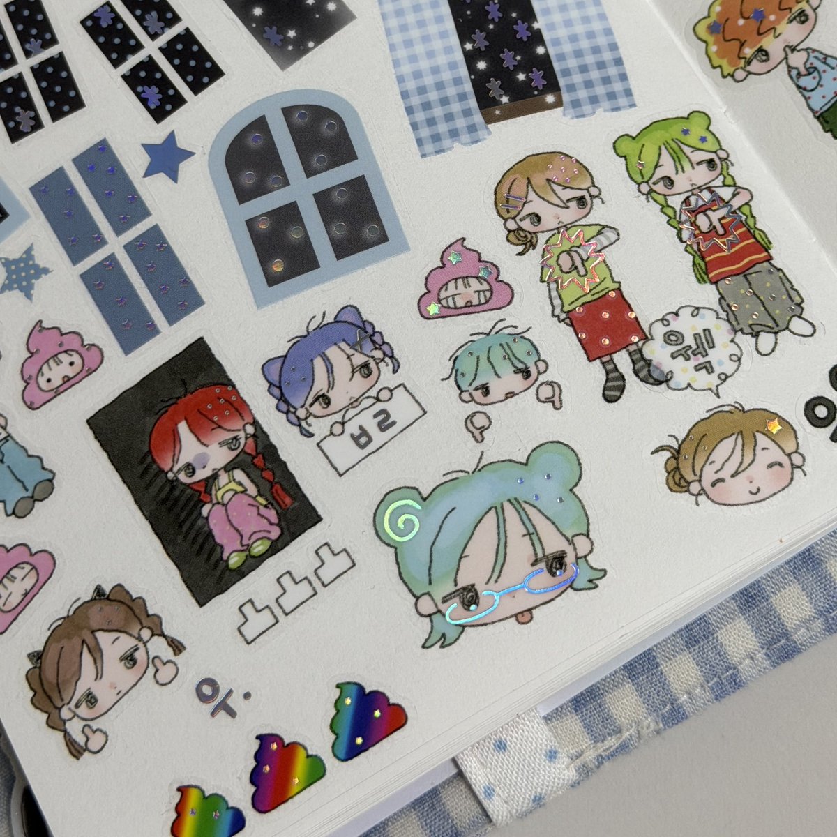 거의1년?만에 키스캇을 만들다...
캐릭키스컷은 쬠부정적인ㅋㅋㅋ도안인데 생각보다 기여워서 맘에든다내요