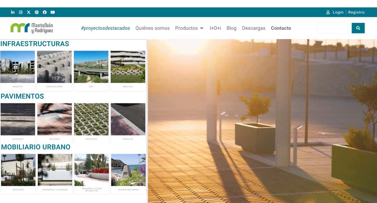 Viernes y, como cada viernes, recibimiento. Bienvenidos y gracias por seguir la actividad <a href="/MDCriteria/">MDCriteria</a> para <a href="/phmyrsa/">Montalbán y Rodríguez | Prefabricados de hormigón</a> (𝗠𝗼𝗻𝘁𝗮𝗹𝗯𝗮́𝗻 𝘆 𝗥𝗼𝗱𝗿𝗶́𝗴𝘂𝗲𝘇).

Compañía nacida en 1972 como pequeña empresa dedicada a la producción de elementos prefabricados de hormigón.