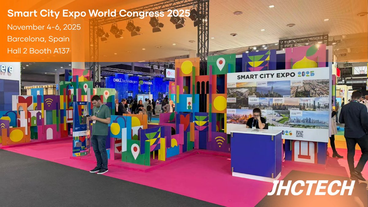 JHC_Technology's tweet image. 📍Barcelona, ​​Spain

#SmartCityExpo2025 has successfully concluded! ✌

💕 A heartfelt thank you to all the customers and friends we interacted with during the exhibition. We hope this exchange has enhanced our mutual understanding.

See you next time! 🙋‍♂️🙋‍♀️

 #IPC #ITS #AI