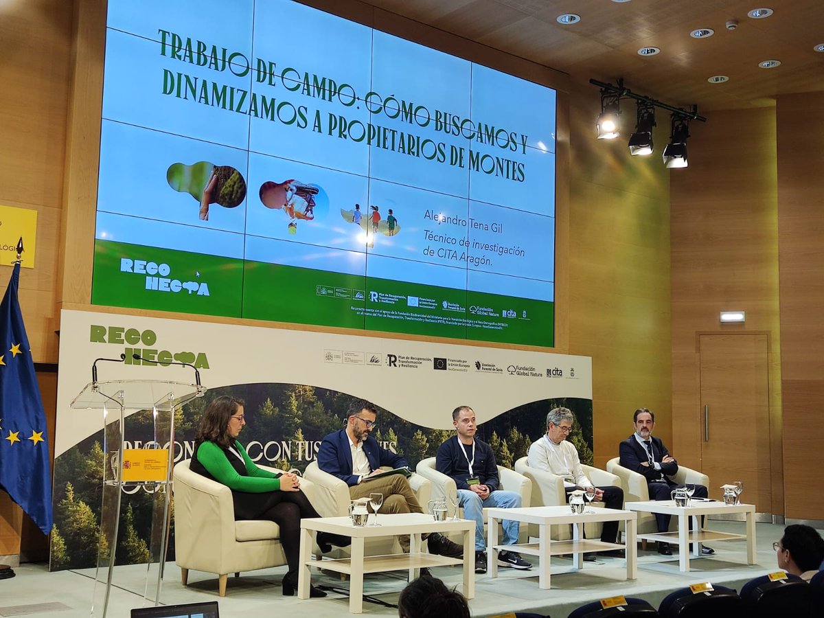 CITAAragon's tweet image. Ayer se celebró la jornada “Reconecta con tus bosques, con tu origen, con tu pueblo”, del proyecto #RECONECTA 🌳 que destacó la necesidad de impulsar un nuevo modelo de gestión forestal basado en la colaboración entre propietarios, comunidades rurales, administraciones, etc.
