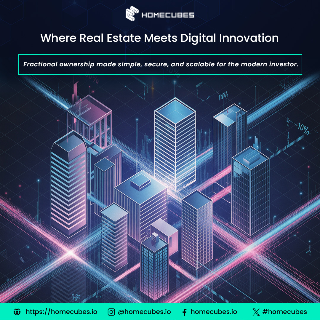 HomeCubes's tweet photo. Transform the way you invest 🏙️, fractional ownership that’s simple, safe, and digital. 

#rwa #fractionalrealestate #realestatetokenization #luxuryproperties #luxuryproperties #web3 #homecubes #dubai #blockchain https://t.co/ct0i1rYfB4
