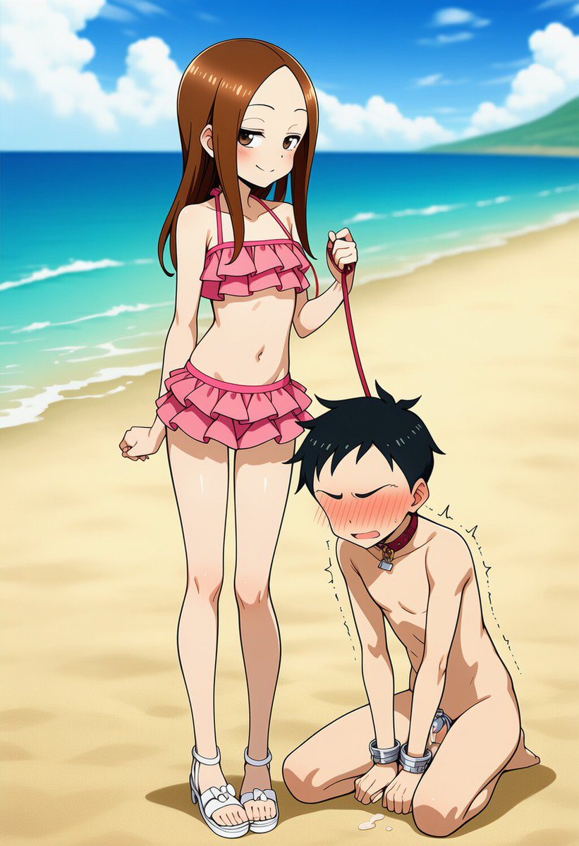 NgPoml's tweet photo. Yas! Takagi san is also a character that manys ask me to make the NTR work. The whole set of imges is published in our TG group, look forward to seeing u～
#NTR #takagisan #绿帽男友 #绿帽癖 #口舌奴 #贞操锁 #cuckold #chastitycage #creampiecleaning https://t.co/sVzgbfEjX9