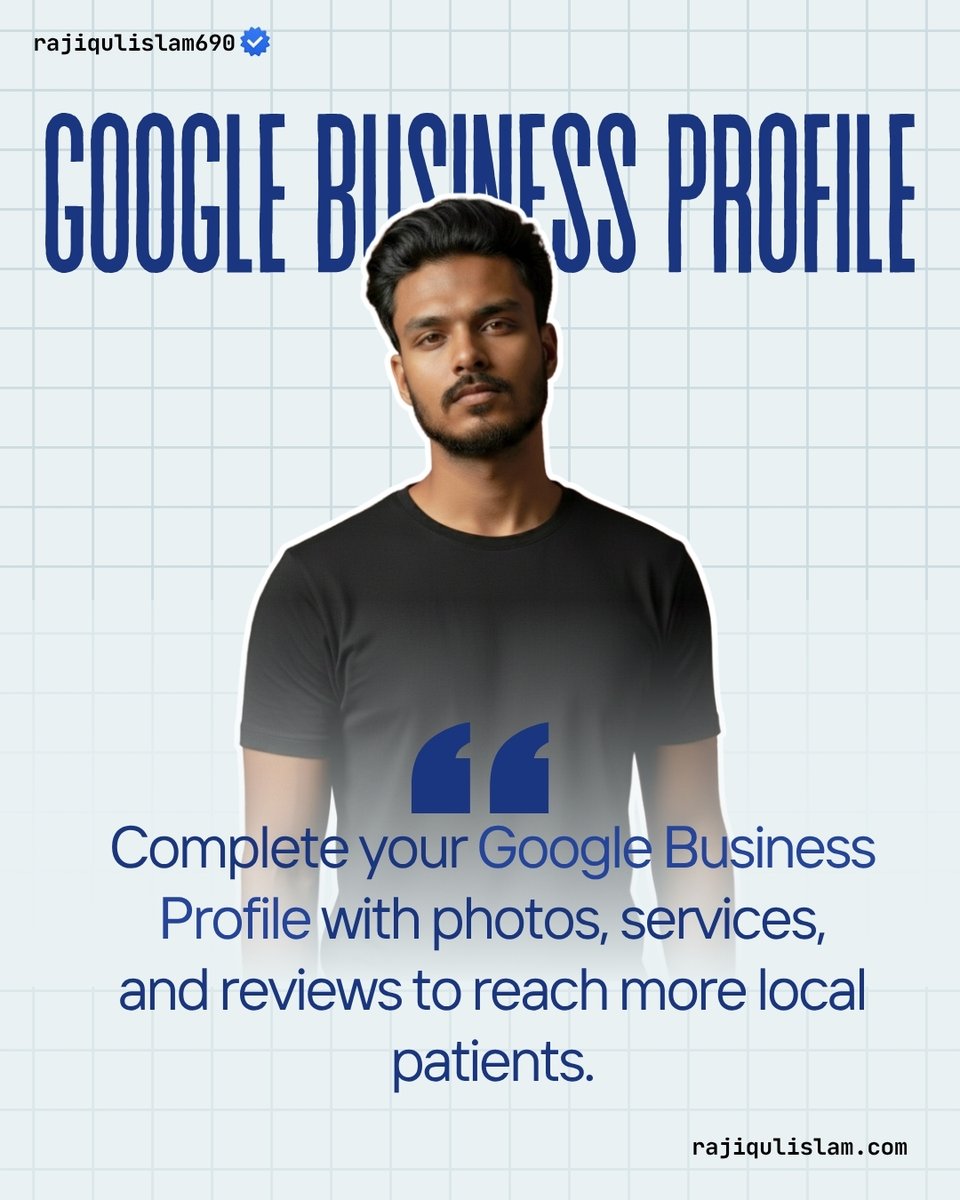 People trust clinics they can find online.

Update your Google Business Profile today and start attracting more local patients effortlessly.