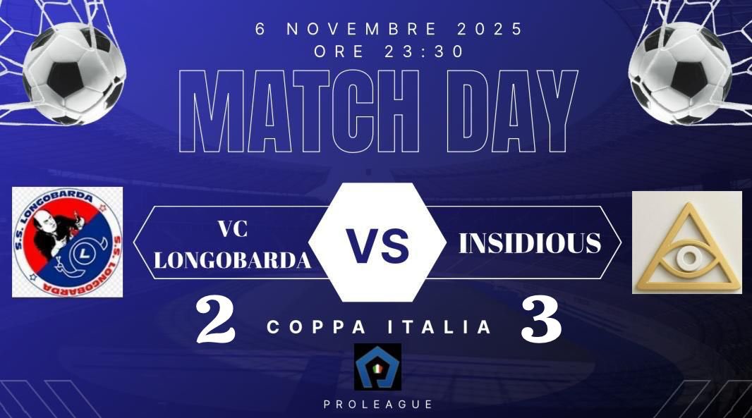 Prima partita di coppa Italia .. sapevamo che per proseguire il cammino eravamo costretti a vincere e li abbiamo fatto .. partita curata nei dettagli attenta e con molte occasioni da entrambe le parti .. ma senza paura l’abbiamo portata a casa .. ora testa alla prossima bravi 👁️