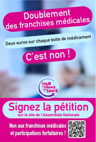 MdM_France's tweet image. Parce qu’elles sont injustes et dangereuses,

Parce qu’elles aggravent les inégalités en #santé,

🔴 Nous disons non aux franchises médicales &amp;amp; participations forfaitaires !

✍️ Signez la #pétition ⬇️
petitions.assemblee-nationale.fr/initiatives/i-…