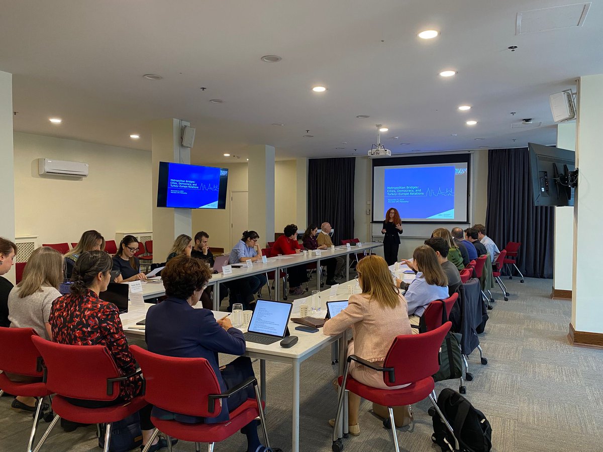 Yesterday, we held the final event of my Mercator–IPC Fellowship: “Metropolitan Bridges: Cities, Democracy &amp; Turkey–EU Relations.” 🇹🇷🇪🇺

We discussed how cities can drive Turkey–EU cooperation on green transition, democratization, inclusive governance &amp; sustainable urban