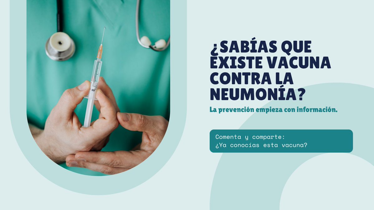SLRuz's tweet image. 💬 Miles de personas son hospitalizadas cada año por neumonía.

💉 Existe una vacuna que puede prevenirla.

Y tú, 👇 ¿ya la conocías o quieres saber si te corresponde?

#Participa #Prevención #DrSergioLopezRuz