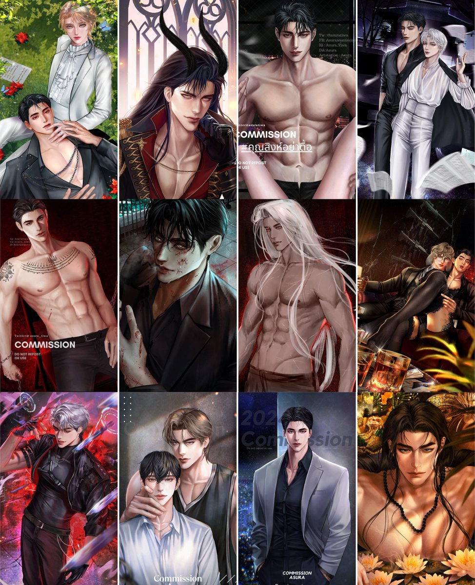 🎨✨ Commission Slots Open! ✨
Now booking for Jan–Apr 2026
🗓 Slots:
Jan – 2 | Feb – 2 | Mar – 2 | Apr – 1
💖 Promo Prices
• Couple (M×F / F×F) A5 vertical → 10,000 THB
• Couple / Novel cover (horizontal) → 15,000 THB
📩 DM to book  💕
#artcommission #PortfolioDay