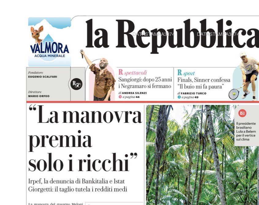 💸 Il dibattito sulla manovra #IRPEF 2026 rischia di diventare una barzelletta, con titoli che mistificano la realtà: l’UPB conferma che la quota maggiore del beneficio va a impiegati e pensionati (riduzione aliquota media 230€ su 13 milioni di contribuenti), non ai “ricchi”