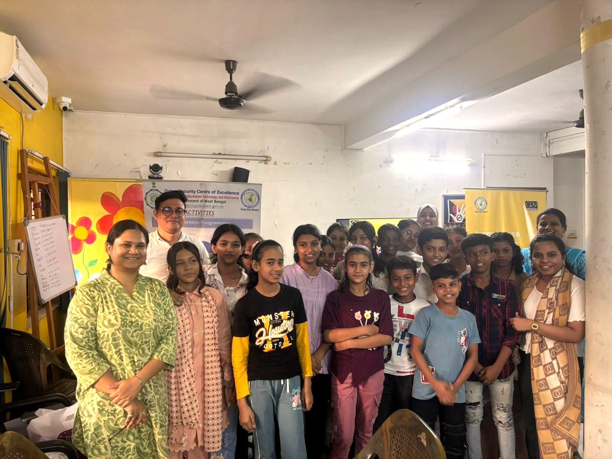 cscoe_wb's tweet image. During #NCSAM 2025, conducted awareness session followed by Prize Distribution to winners of a Poster Competition at CRY office dated on 31.10.2025. #CSCOE #CyberAwareness  #CyberSecurity