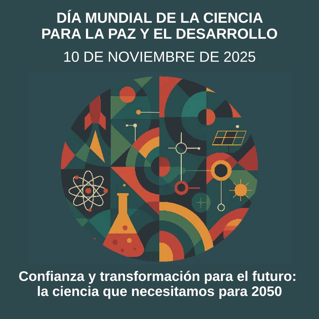 UNEDDENIA's tweet image. 📆 10 de noviembre Día Mundial de la Ciencia Para la Paz y el Desarrollo

⚛️ La ciencia es la herramienta que el ser humano ha creado tanto para comprender el mundo que le rodea, como para aplicar esos conocimientos en su beneficio. 

#Somos2030 #Ciencia #Paz #Desarrollo