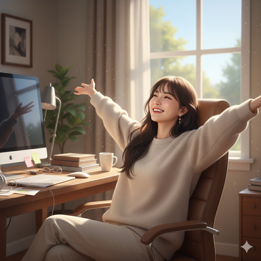 toshi_mina_lab2's tweet image. Work’s done for the week! 🌇
You made it through—well done.
Now it’s time to slow down, breathe, and let the weekend begin☕️
#WorkDone #Friday #Japan