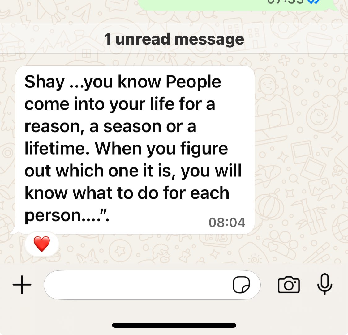 iamseyishay's tweet photo. My good friend sent this morning… it hit home 🙏🏾❤️ https://t.co/eMv9aB57om