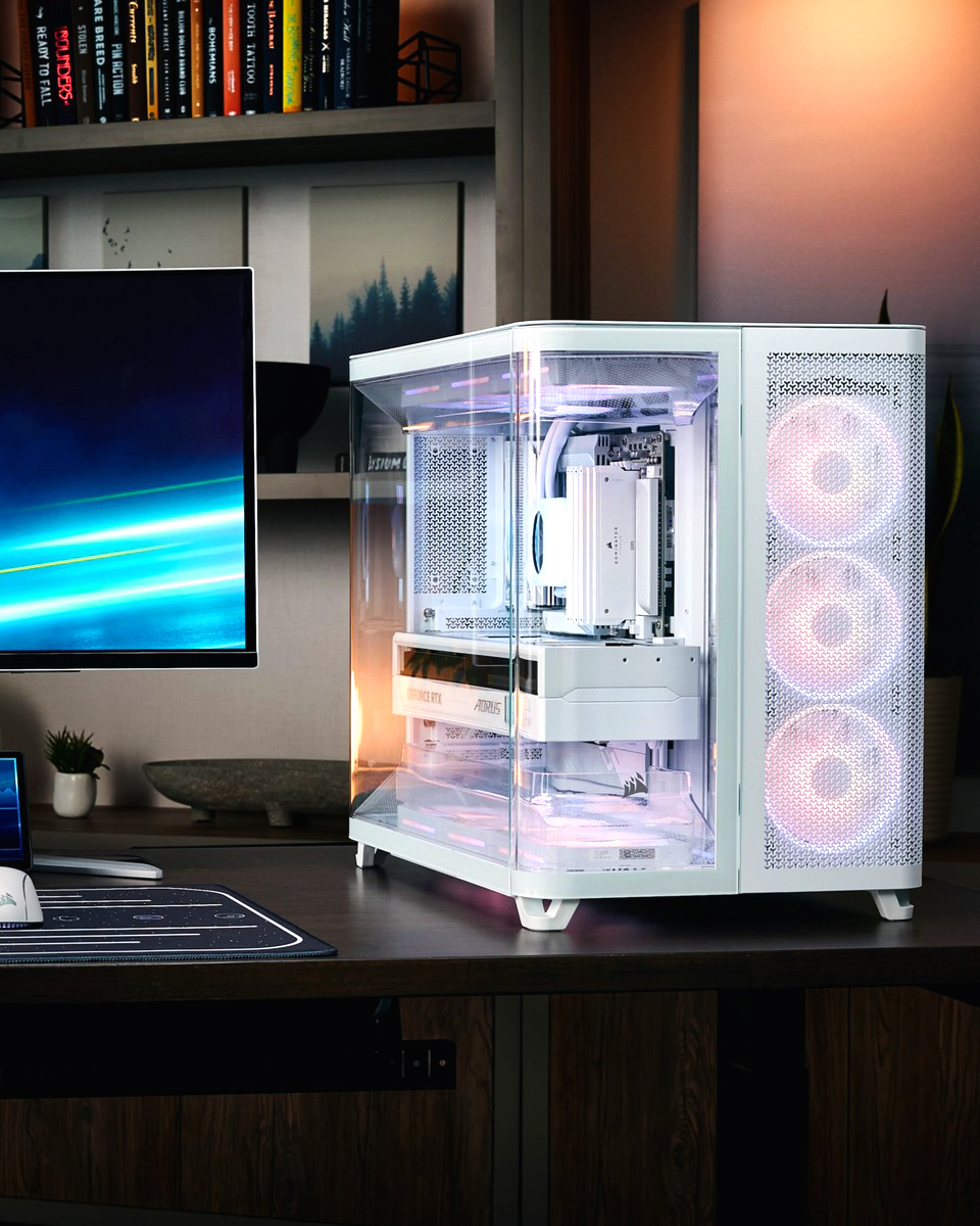 GIGABYTE_DE's tweet photo. GIGABYTE AORUS AERO AI TOP GAMING POWER 😎

GIGABYTE AORUS STEALTH ICE
GIGABYTE AORUS GeForce RTX™ 5090 STEALTH ICE 32G

Dank an 💘🛠📸🎥💻: @ aorus_czsk @ Corsair @ aorus_uk

#GIGABYTE #RTX5080 #X870Eagle #WINDFORCE #GamingPC #4KGaming #PerformanceRedefined #CustomPC #Aorus https://t.co/GVXCWJLasv