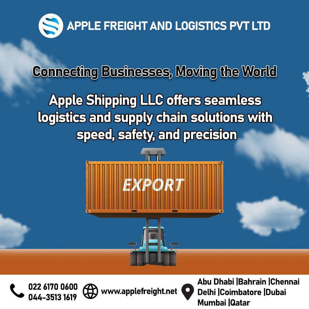 applefreight's tweet photo. Connecting Business, Moving the World.

📞 Contact: 044-3513 1619 | 022-6170 0600
🌐 Website: https://t.co/7iecqb6L95
.
.
.
.
.
#FreightForwarding #GlobalShipping #CargoSolutions #LogisticsSolutions #InternationalFreight #SupplyChainExperts #OceanFreight #AirFreigh #RoadTransport https://t.co/HLNof7eQCk