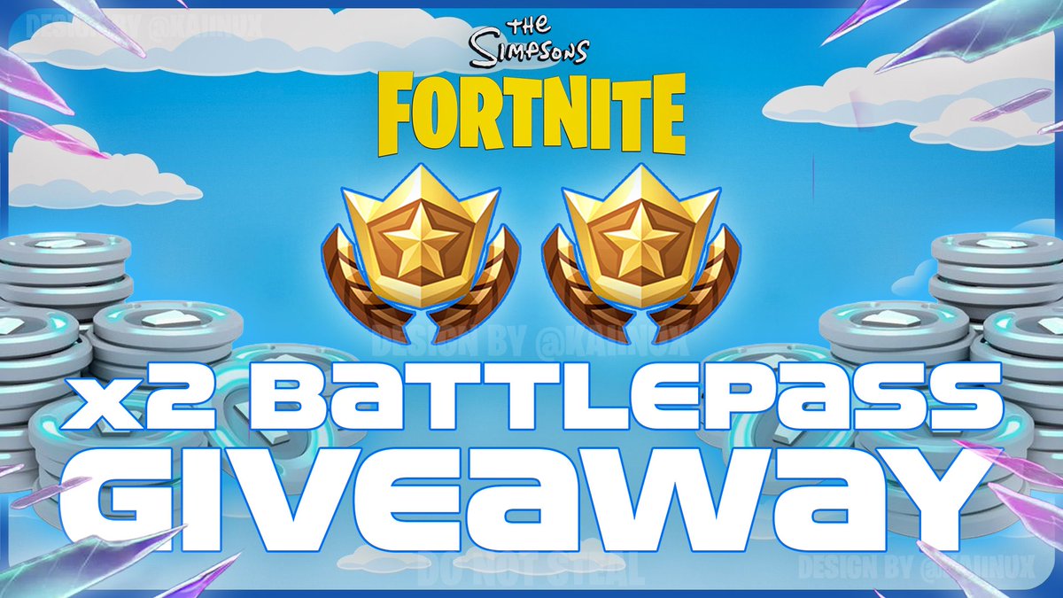 BATTLEPASS GIVEAWAY!

🏆x2 WINNERS🏆

Requirements:
• Follow <a href="/kaiinux/">kai :) | CODE REDLIGHTS</a> + <a href="/batspider1016/">Batspider1016</a> + <a href="/ArcticKatt/">Kit Kat ❄️</a> + <a href="/CrisCraft1304/">CrisCraft</a>
• Like + Repost ❤️♻️
• Tag your friends🫂

Ends in 48 hrs, good luck!🍀

‼️Winners will be chosen by picking 100+ names using xpicker + placing them on a wheel