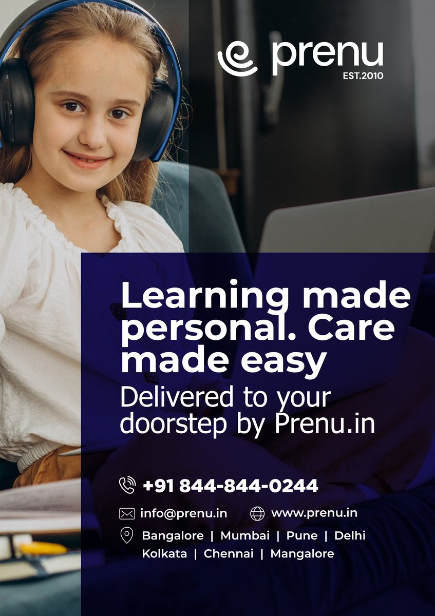 PrenuServices's tweet photo. Governess at Home – https://t.co/Wud7PxpPNC

Your child deserves care, learning, and emotional support. Our verified Governess ensures a safe environment, productive routine, and nurturing companionship.

#Prenu #KidsCare #GovernessService #ChildWellbeing #PeaceOfMindForParents #NannyAgency #TrustedCaregiver #GovernessAtHome #Prenu #NannyService #BabysitterBangalore #ChildDevelopment #GovernessAtHome #Prenu #NannyService #BabysitterBangalore #ChildDevelopment

#PYPStudent #IBCurriculum #HomeTutor #ParentingSupport #WorkingParents #VerifiedCaregivers #PremiumNanny #PrenuCare #NannyAgencyIndia #ChildSkillBuilding