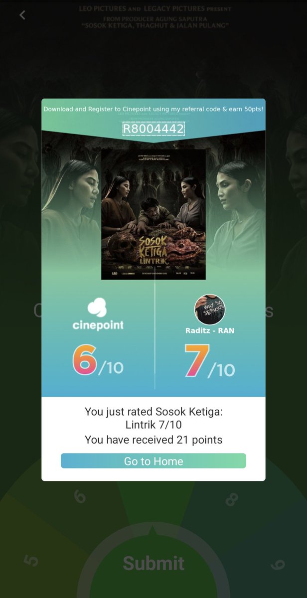 220. Sosok Ketiga - Lintrik
Film horror ttg pelet yg plot twist yg cukup menarik dan gore nya lumayan.
#SosokKetigaLintrik
<a href="/cinepoint_/">Cinepoint app official account</a> <a href="/leopictures1/">Leo Pictures</a> <a href="/CGV_ID/">CGV Cinemas</a>