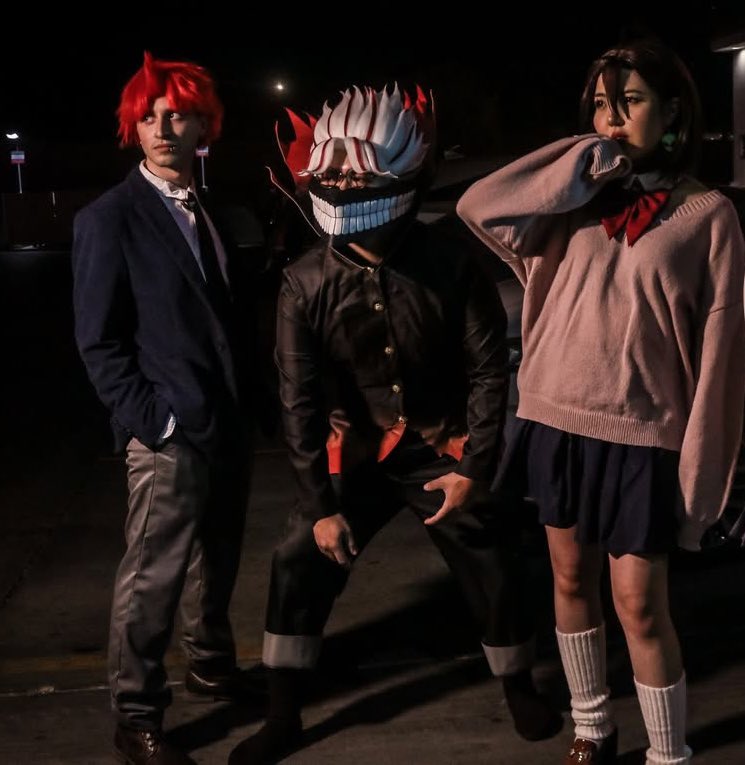 HPBSmikey's tweet photo. Happy Halloween
 (these pics all look the same)
I was Jiji from Dandadan https://t.co/cHCFC6NK6K