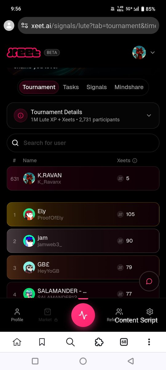 K_Ravanx's tweet photo. Good morning 

Shoutout to @xeetdotai for this wild ride lmao

 I made my first 5 xeets back on October 3st after we were all talking about @lute.
Just checked my profile today and boom  pending xeets waiting for me. 

that number definitely made my mind go somewhere else But honestly was this a good move or nah? At the end of the day, it all comes down to how the points convert and the tokenomics right

The NFT utility might actually be doing something here. Good stuff tbh.