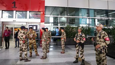 AnvitSrivastava's tweet photo. In a major security breach, a British national who arrived at @DelhiAirport from Bangkok fled the immigration area and escaped into the city. 

Delhi Police, Central Industrial Security Force, Bureau of Immigration and other agencies initiate manhunt.

https://t.co/MIJ5BKOXoE https://t.co/0QHh9c07FI