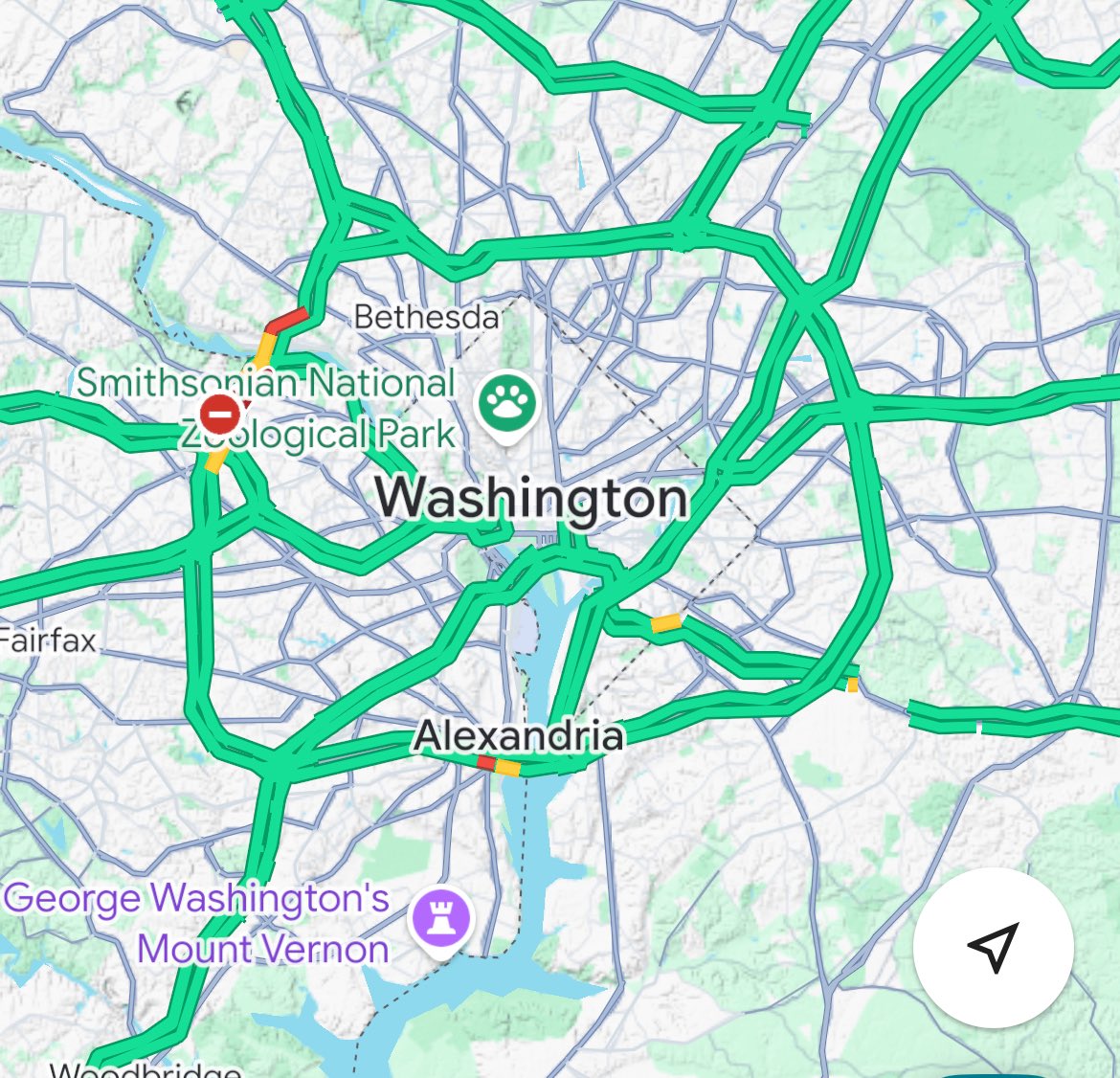 TeaChaiLa's tweet photo. The most successful Ring Road in the world, possibly. The Washington DC Capital Beltway. In India, I think only Hyderabad Ring Road comes close. https://t.co/ICVAZT97ij