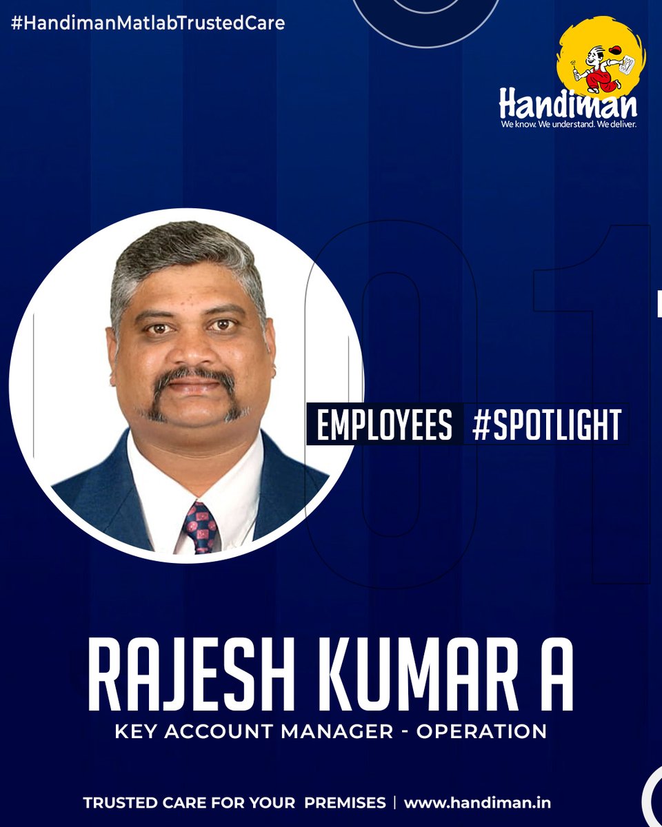 Congratulations on completing one year with Handiman, A. Rajesh Kumar!

We sincerely appreciate Rajesh’s continuous contributions and are grateful that he chose to be part of the Handiman family. We look forward to many more achievements and milestones together.
#Handiman